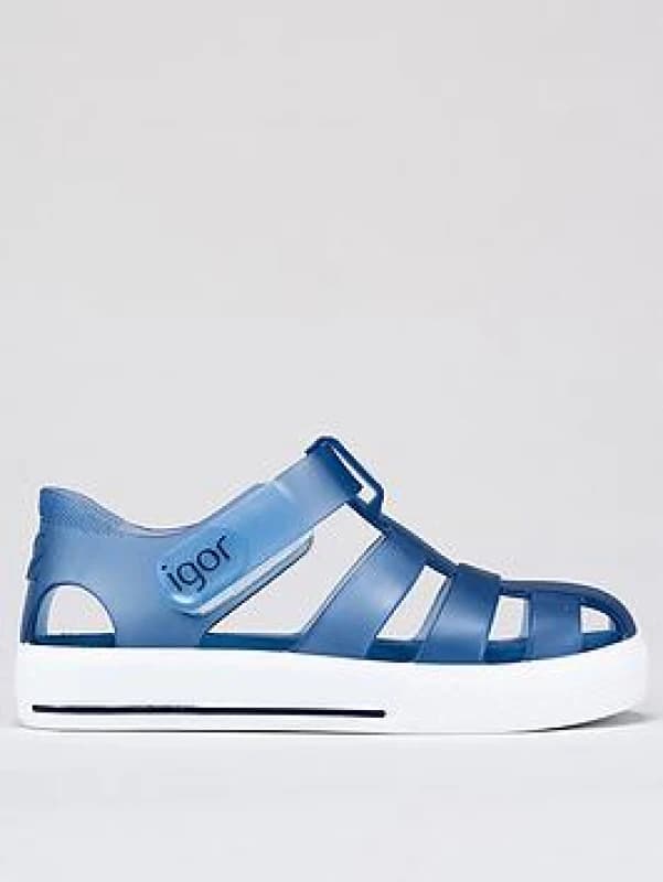 Image of Igor navy star Boys Junior sandals Navy UK 13 (EU 32)