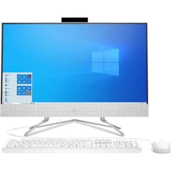 Image of HP All-in-One PC 24-df0000i 23.8" - 256GB SSD - White
