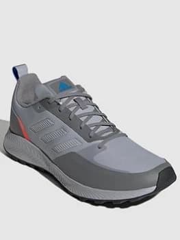 Image of adidas Runfalcon 2.0 Trail - Grey/White, Size 11, Men