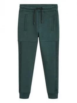 Image of Mango Boys Printed Side Tape Joggers - Khaki