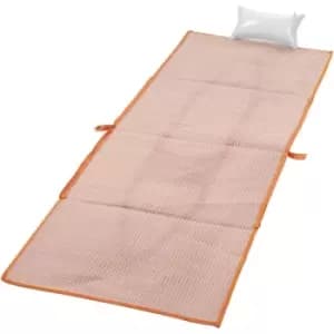Image of Bullet Bonbini Foldable Beach Tote And Mat (One Size) (Orange) - Orange