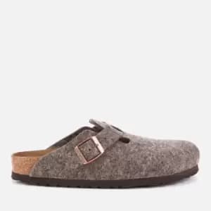 Image of Birkenstock Womens Boston Felt Mules - Cacao - EU 41/UK 7.5