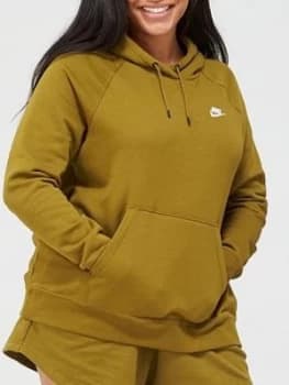 Image of Nike Nsw Essential Pullover Hoodie - Olive