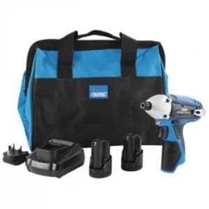 Image of Draper Storm Force® 10.8V Power Interchange Impact Driver Kit (+2x 1.5Ah Batteries, Charger and Bag)