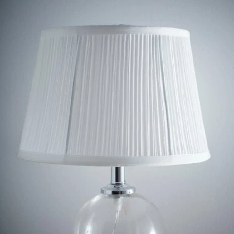 Image of K Living 14Inch Traditional Mushroom Light Shade For Modern Table Lamps And Floor Lamps In White