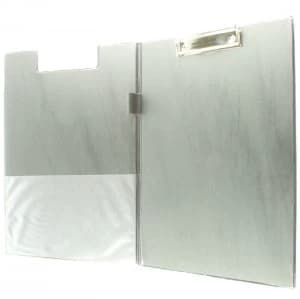 Image of Q Connect Pvc Clipboard Foldover Blk