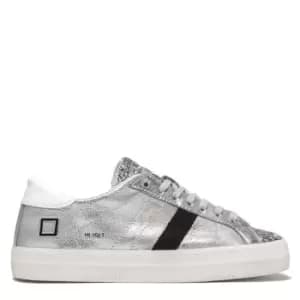Image of DATE Hill Low Glitter Trainers - Silver