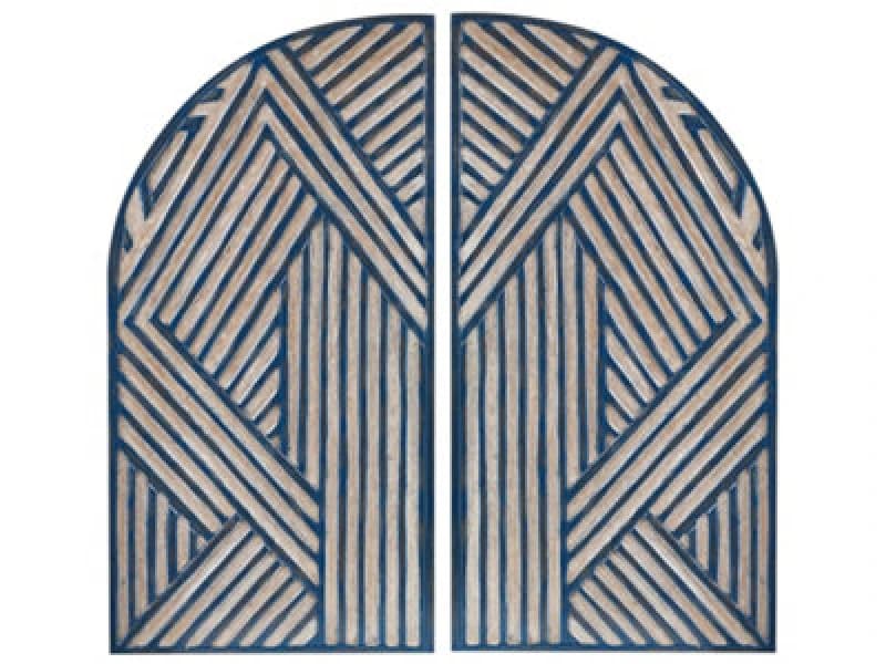 Image of Beliani Wall Decor Ogan 80 Cm Black