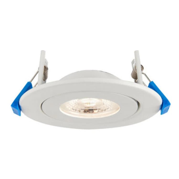 Image of Netlighting Shield360 4CCT Tri Wattage 8W Recessed Downlight Matt White Paint IP44 White