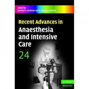 Image of Recent Advances in Anaesthesia and Intensive Care. 24 by Jeremy Cashman Paperback
