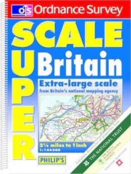 Image of Ordnance Survey Superscale Britain by Ordnance Survey and National Trust and Royal Horticultural Society and English Heritage Paperback