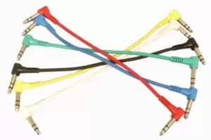 Image of Cobra Stereo Jack Patch Lead Right Angle Plug