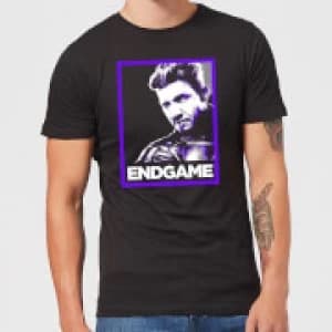 Image of Avengers Endgame Hawkeye Poster Mens T-Shirt - Black