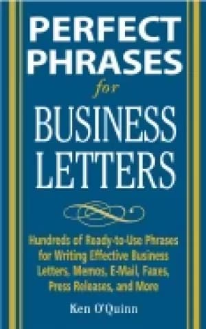 Image of perfect phrases for business letters