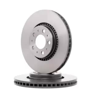 Image of PAIR PAINTED BREMBO BRAKE DISCS 09.9130.11