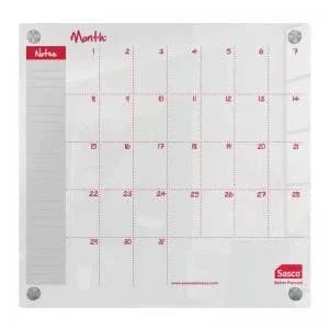 Image of Monthplanner Acrylic 450X450Mm Mounted