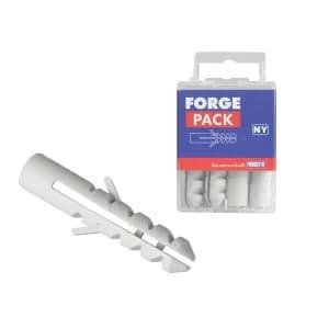 Image of ForgeFix Nylon Expansion Wall Plug Rimless M12 x 60mm Forge Pack 8