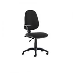 Image of Task Office Chair Eclipse I Lever Black Fabric With Height Adjustable Arms