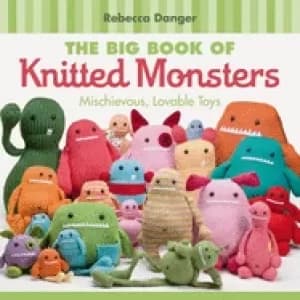 Image of big book of knitted monsters mischievous lovable toys