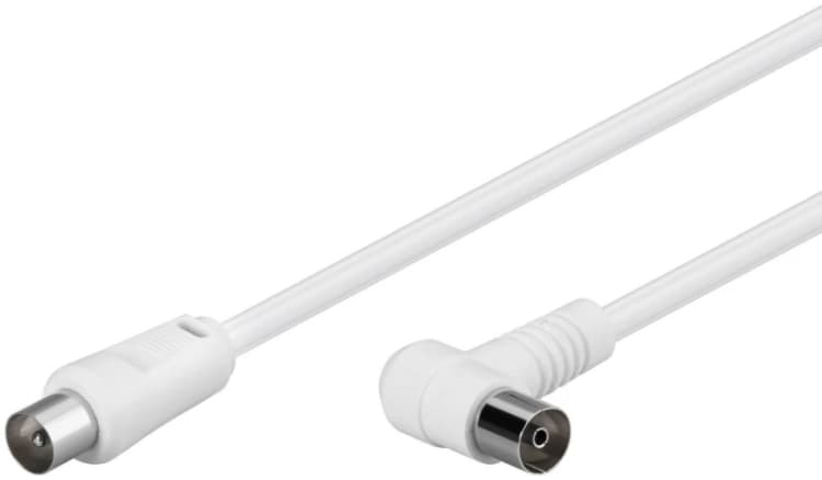 Image of Microconnect COAX015WA coaxial cable 1.5 m IEC White