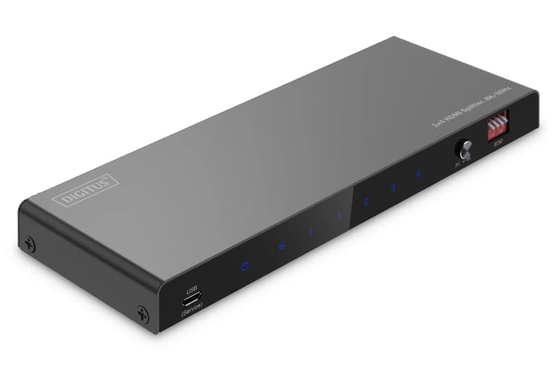 Image of Digitus 8K HDMI Splitter. 1x4