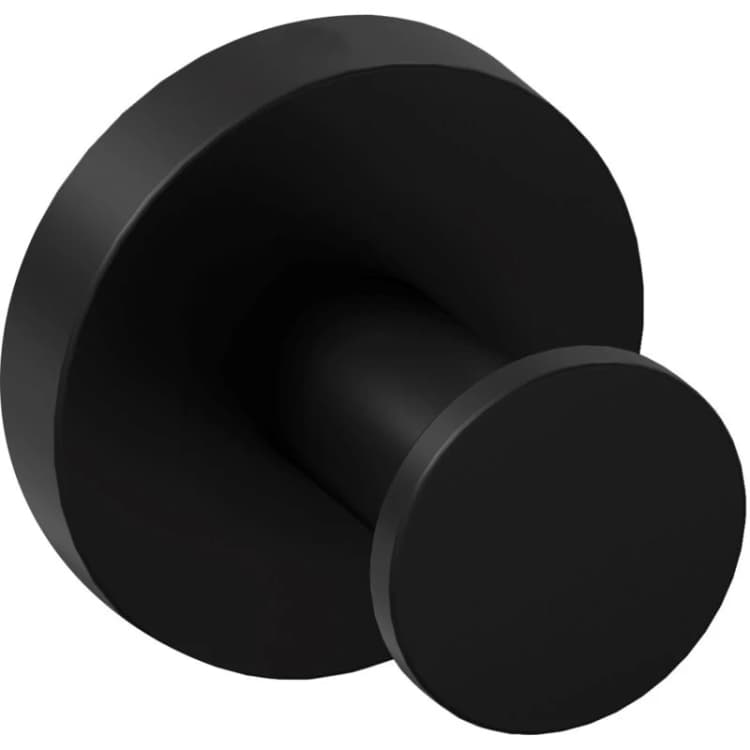 Image of Cosmic Towel 'Hook' Stainless Steel made with Matt Black Finish 5cm Black