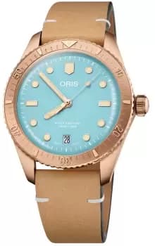 Image of Oris Watch Divers Sixty-Five Cotton Candy Sky Blue