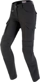 Image of Spidi Pathfinder Cargo Ladies Motorcycle Textile Pants, black-grey, Size 30 for Women, black-grey, Size 30 for Women