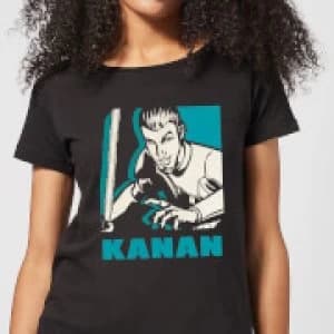 Image of Star Wars Rebels Kanan Womens T-Shirt - Black - M