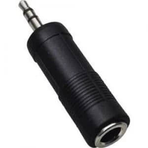 Image of Jack Audiophono Adapter 1x Jack plug 3.5mm 1x Jack socket 6.3 mm