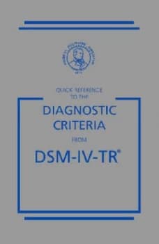 Image of Diagnostic Criteria from Dsm-Iv-Tr by American Psychiatric Association Paperback