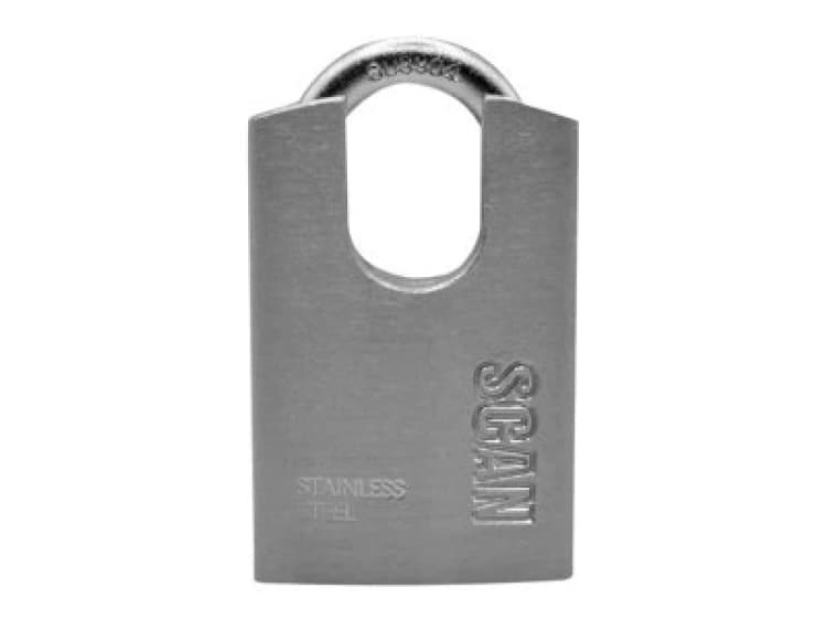 Image of Scan Stainless Steel Shrouded Padlock 40mm Silver