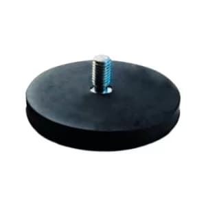 Image of E854 Rubber Coat Male Thread Neck Pot Magnet (2)