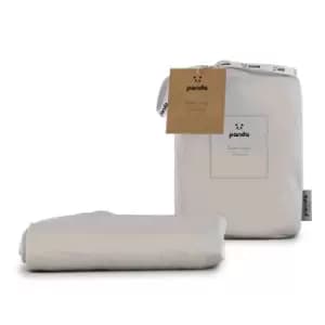 Image of Panda 100% Bamboo Kids Duvet Cover - Pure White