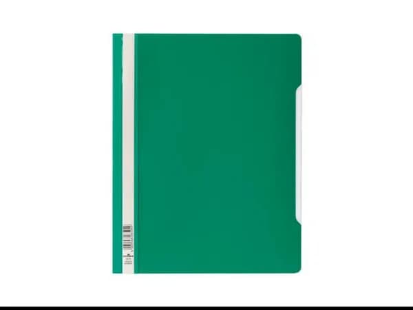 Image of Durable Clear View Project Folder Document Report File - 50 Pack - A4 DRBE257005