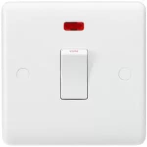 Image of MLA Knightsbridge Curved Edge 20A DP Switch With Neon - CU8341N