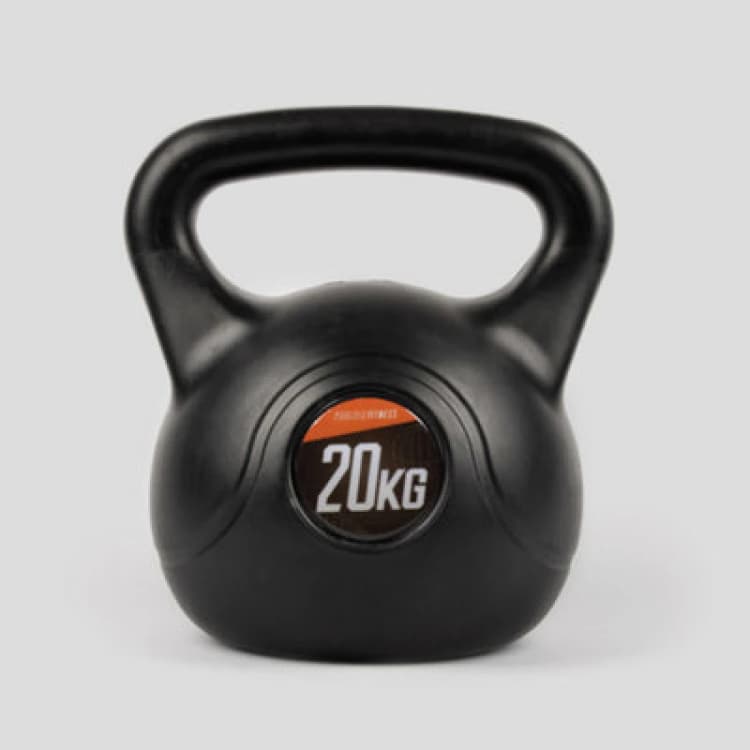 Image of Phoenix Fitness Vinyl Kettlebell Black