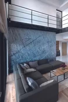 Image of Scratched Metal Grey Matt Smooth Paste the Wall Mural 350cm wide x 280cm high