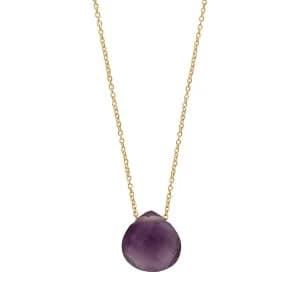 Image of Juvi Designs Gold vermeil boho tiny dancer pendant Purple