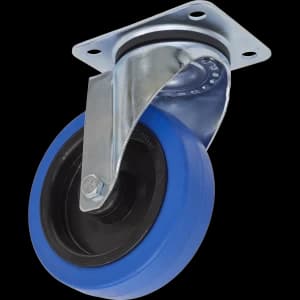 Image of Sealey Swivel Plate Castor Blue Elastic 125mm