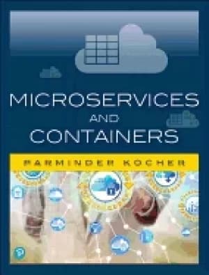 Image of microservices and containers