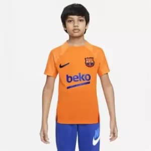 Image of Nike FCB Strike Tee Junior Boys - Orange