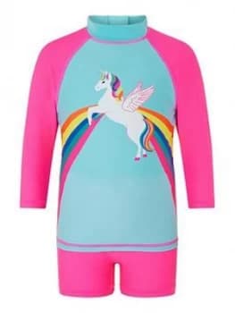 Image of Accessorize Girls Retro Unicorn Sunsafe - Multi, Size Age: 7-8 Years, Women