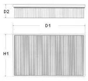 Image of Champion CAF100570P Air Filter Insert U570