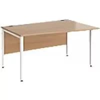 Image of Dams International Wave Desk MB14WRWHB 1,400 x 990 x 725 x 800 - 990 mm