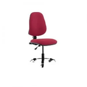 Image of Task Office Chair Eclipse I Lever Wine Fabric With Hi Rise Draughtsman Kit