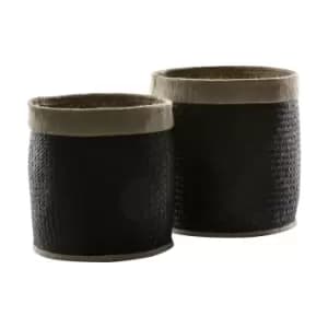 Image of Gallery Interiors Set of 2 Sakar Baskets