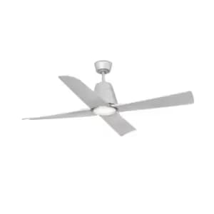 Image of Typhoon LED Grey Ceiling Fan with DC Motor Smart - Remote Included, 3000K