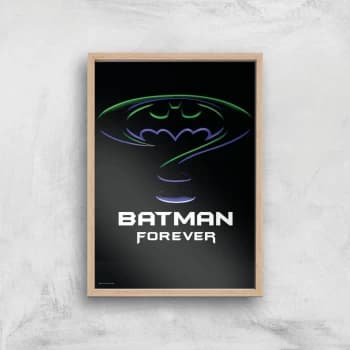 Image of Batman Forever Giclee Art Print - A4 - Wooden Frame