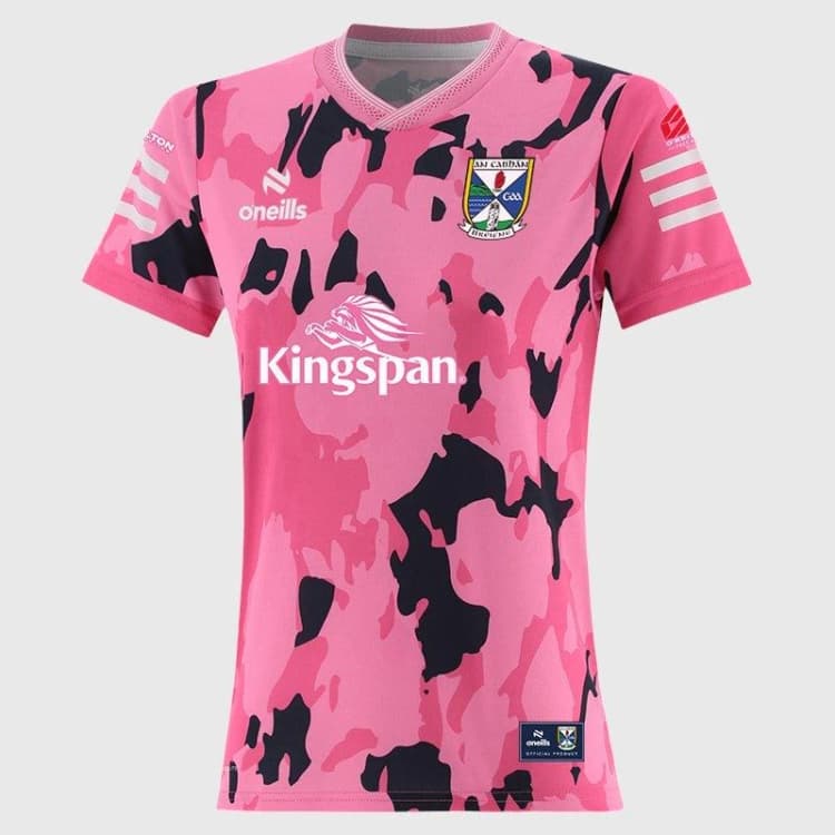 Image of ONeills Cavan Granada Jersey Ladies Pink/Navy female 8 (XS)